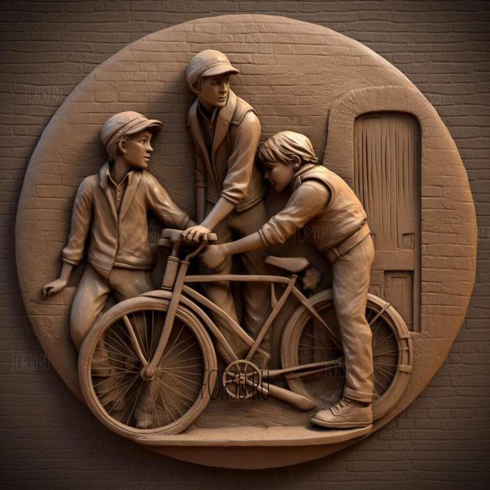 Bicycle Thieves movie 1 stl model for CNC
